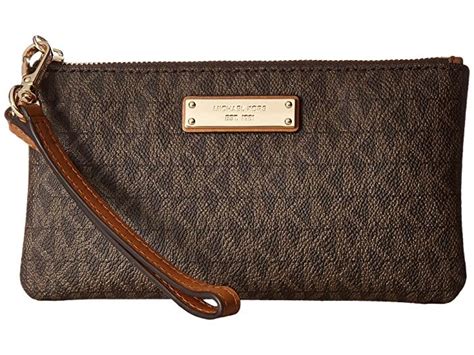 flat black michael kors wristlet|michael kors wristlet wallet outlet.